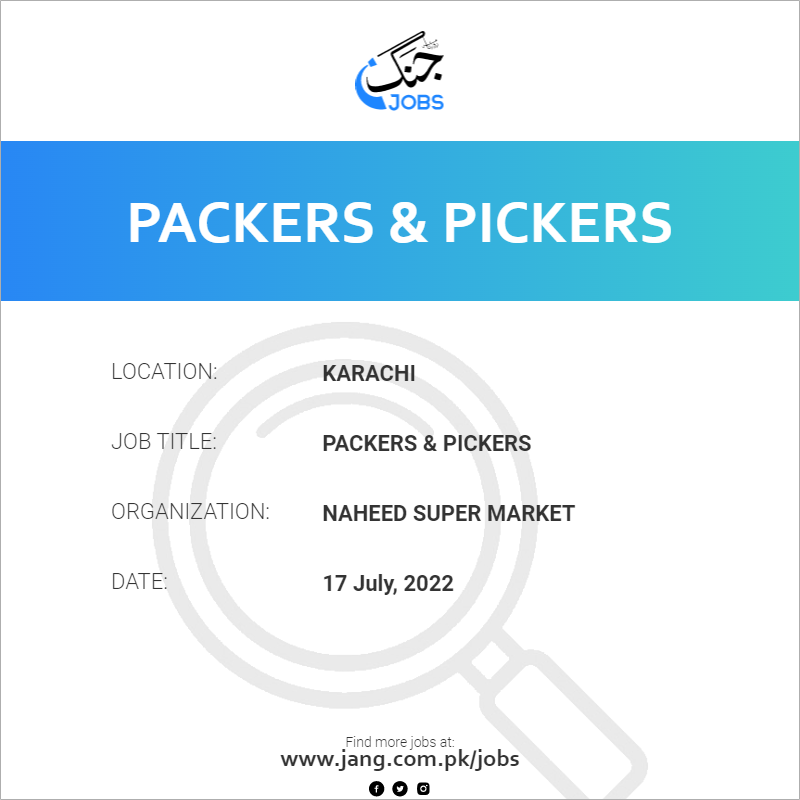 Packers & Pickers