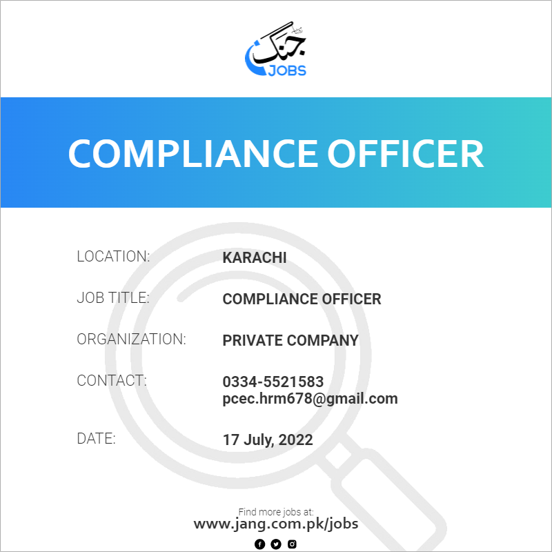 Compliance Officer