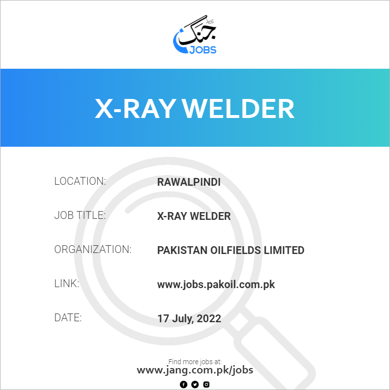 X-Ray Welder