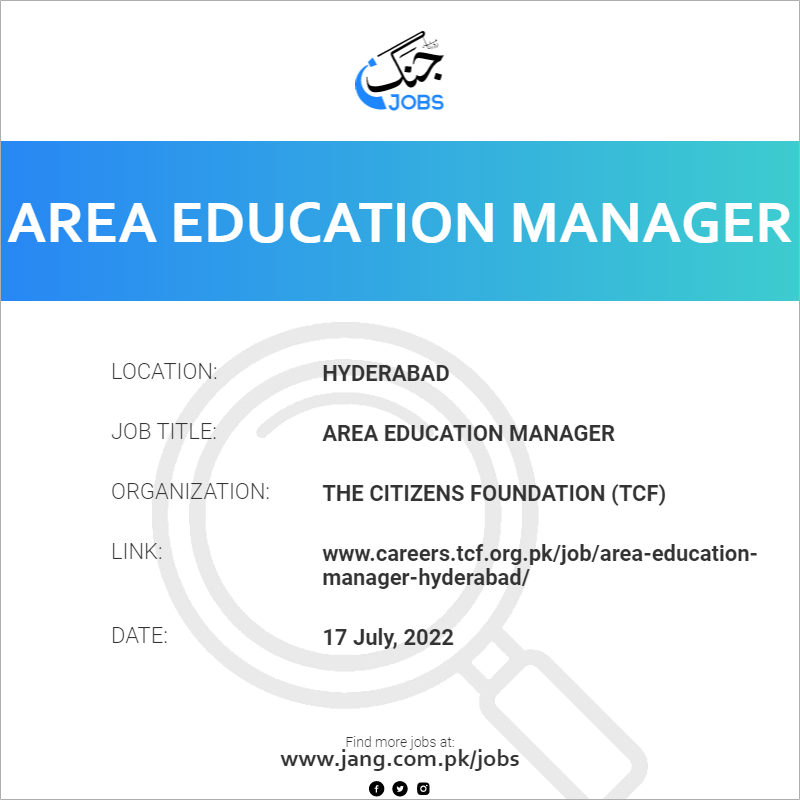 Area Education Manager