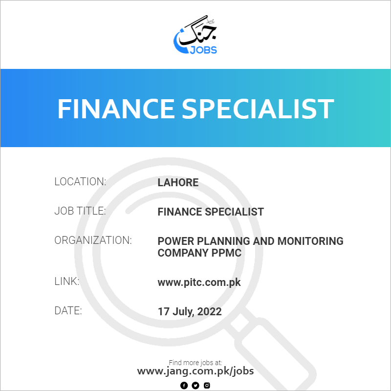 Finance Specialist