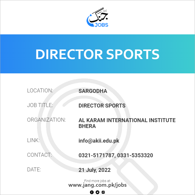 Director Sports