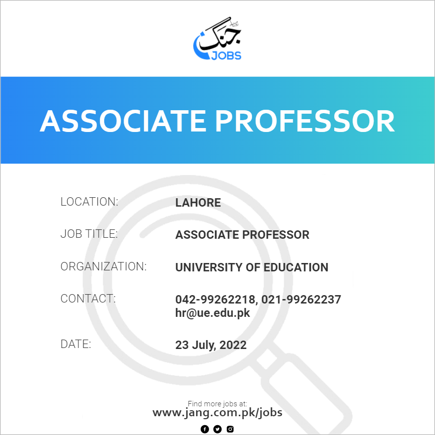 Associate Professor