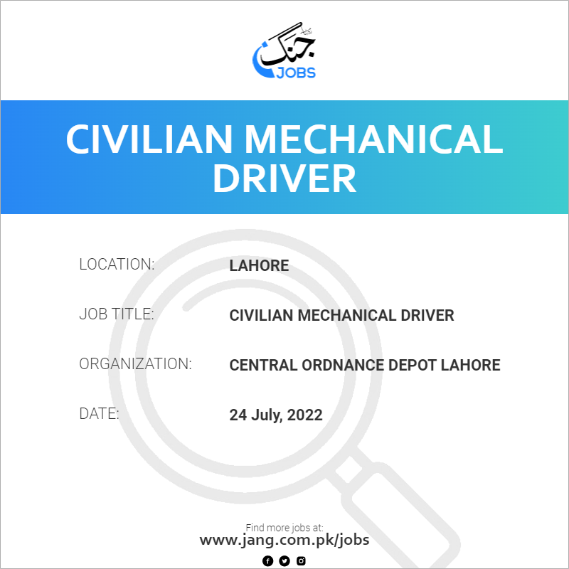 Civilian Mechanical Driver