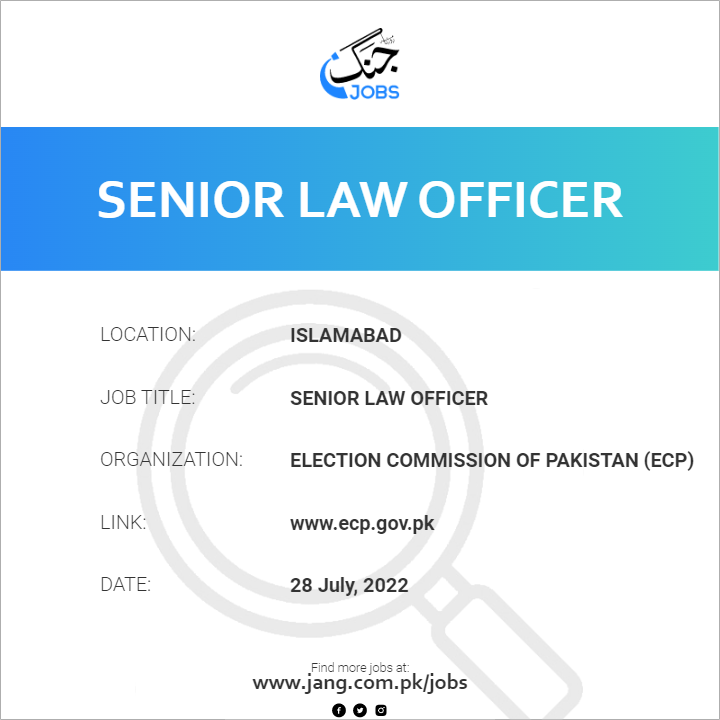 Senior Law Officer