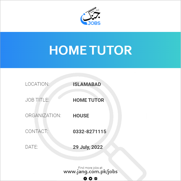 olx islamabad jobs home