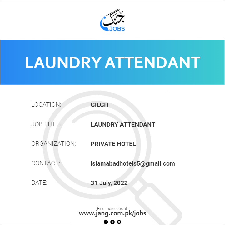 Laundry Attendant