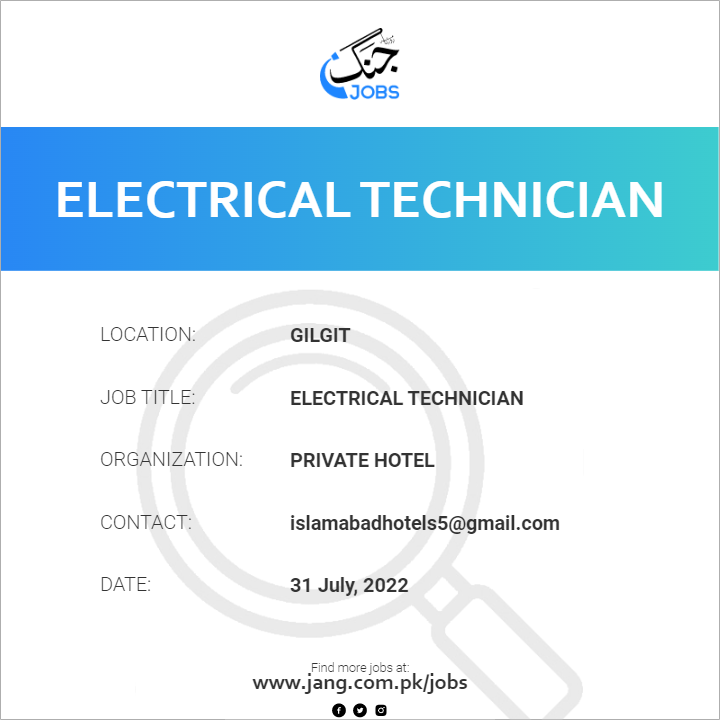 electrical-technician-job-private-hotel-jobs-in-gilgit-48358