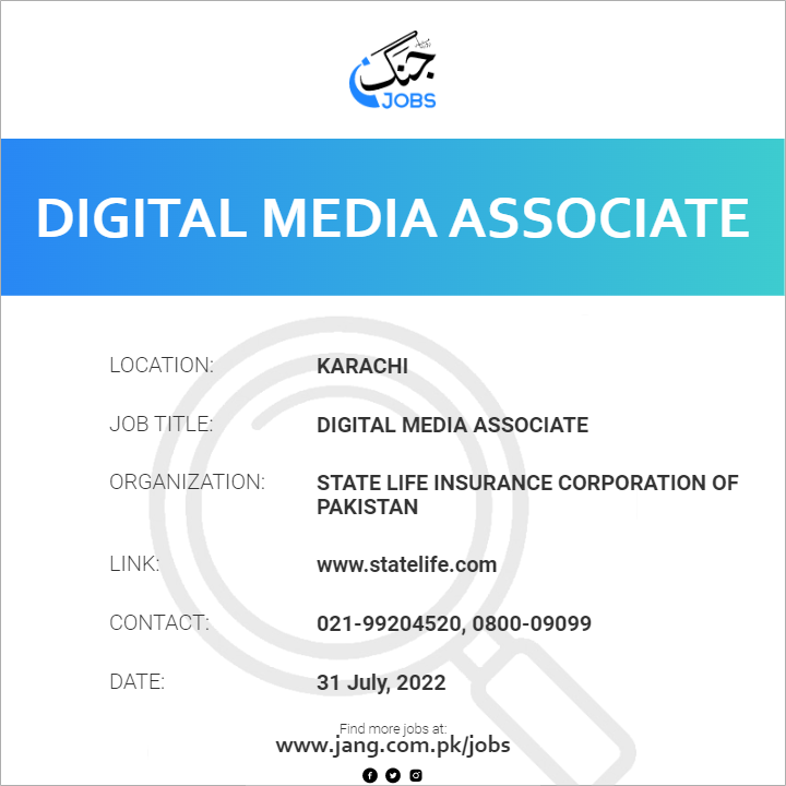 Digital Media Associate