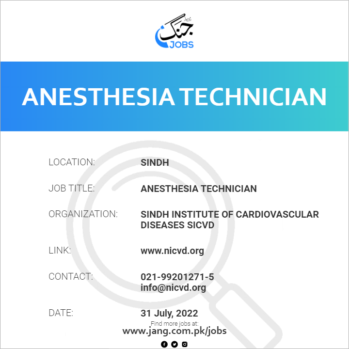 Anesthesia Technician