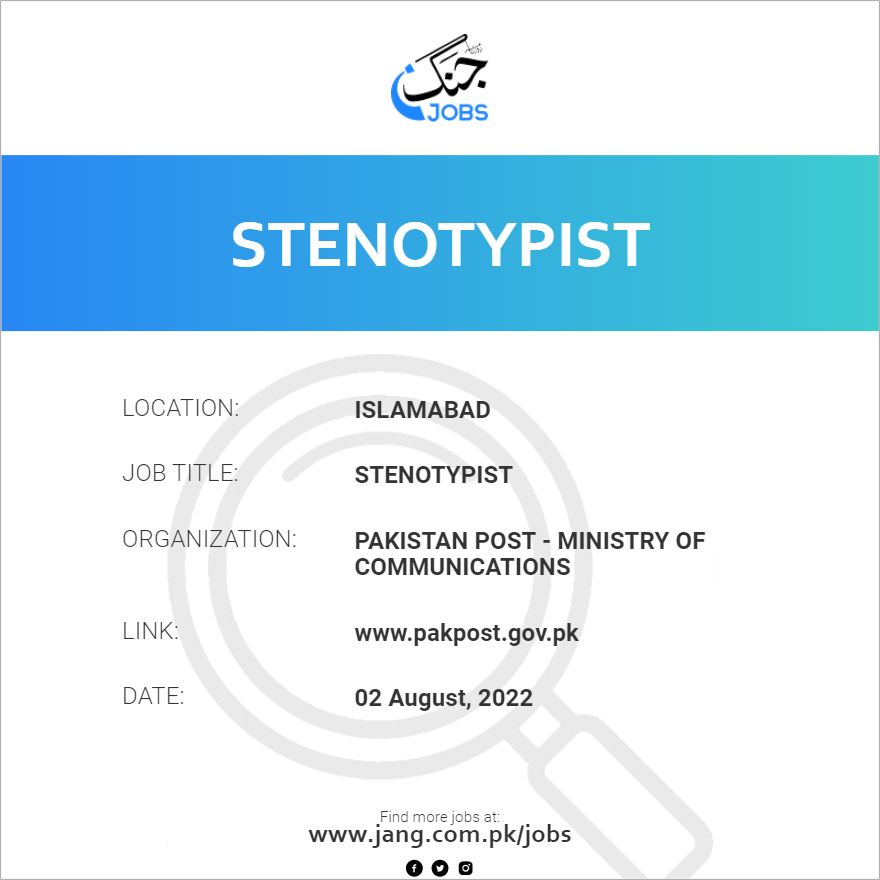 Stenotypist