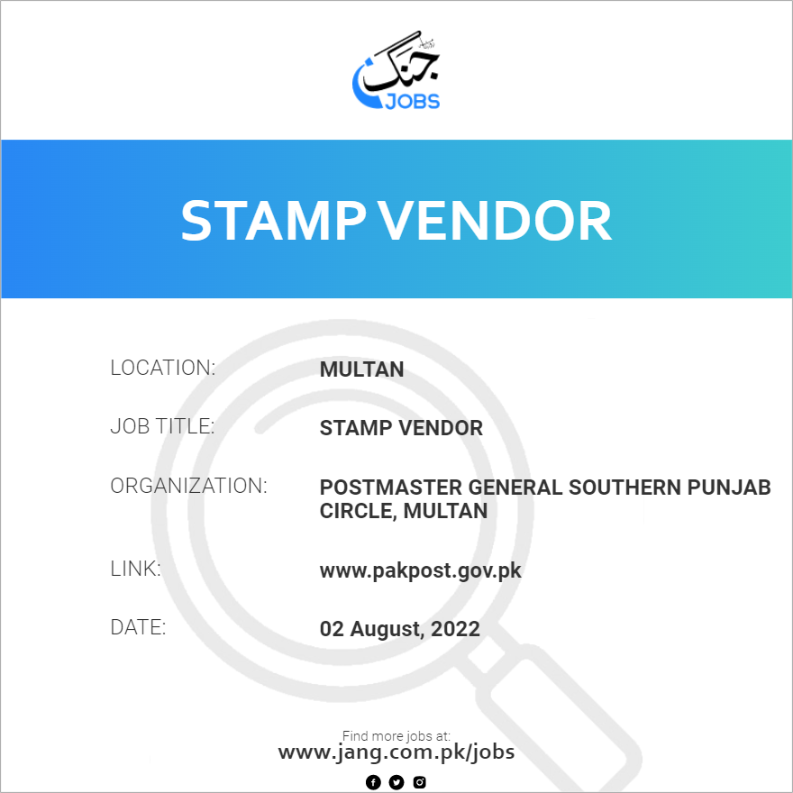 Stamp Vendor