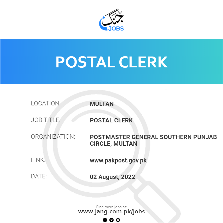 Postal Clerk