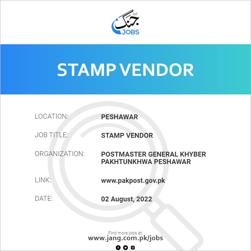 Stamp Vendor