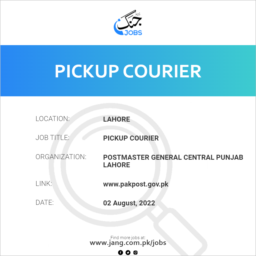 Pickup Courier