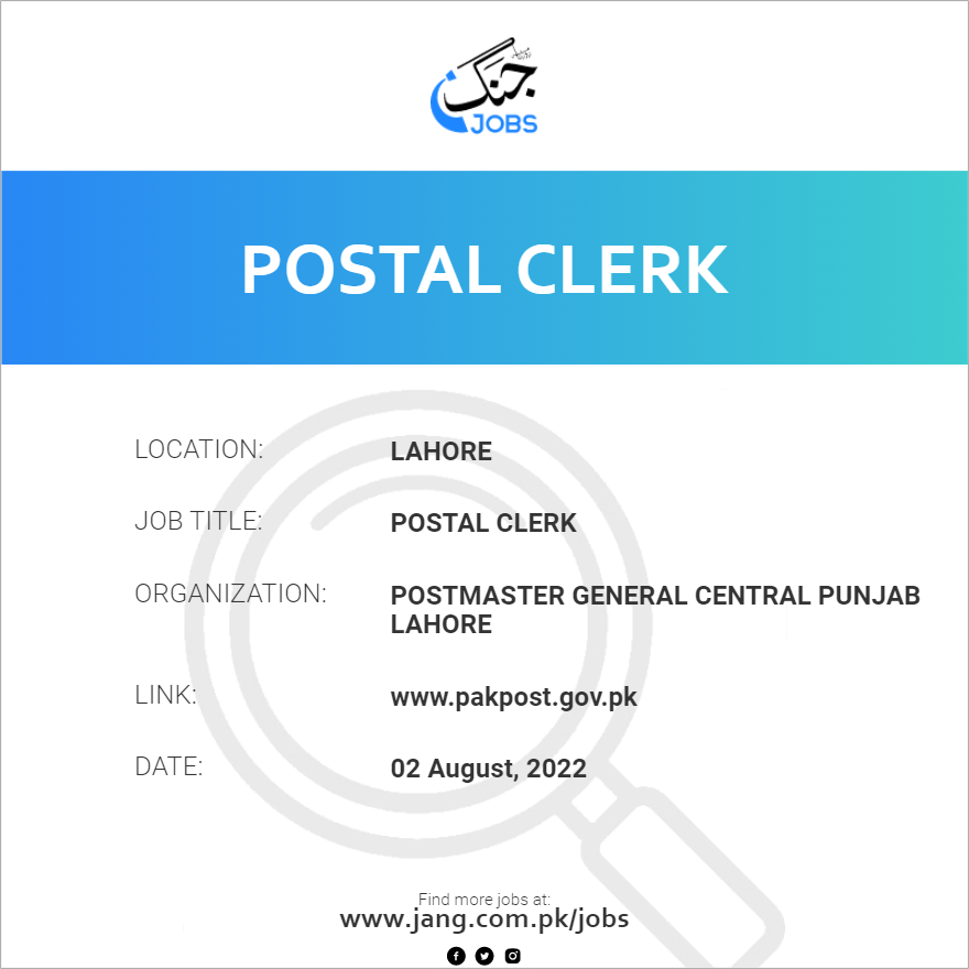 Postal Clerk