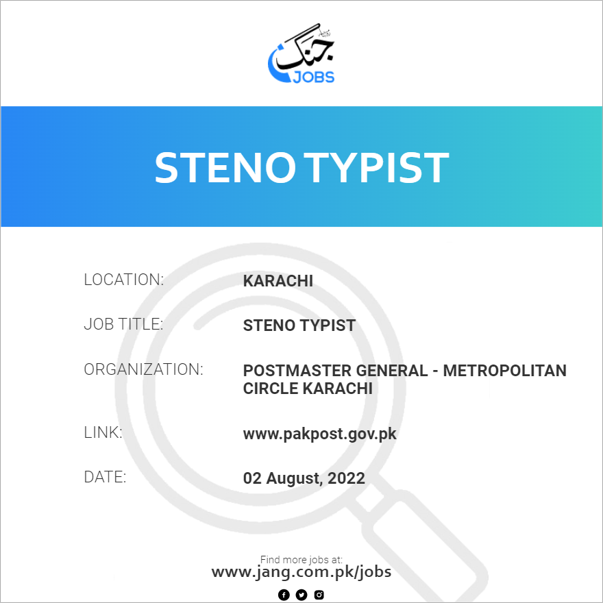 Steno Typist