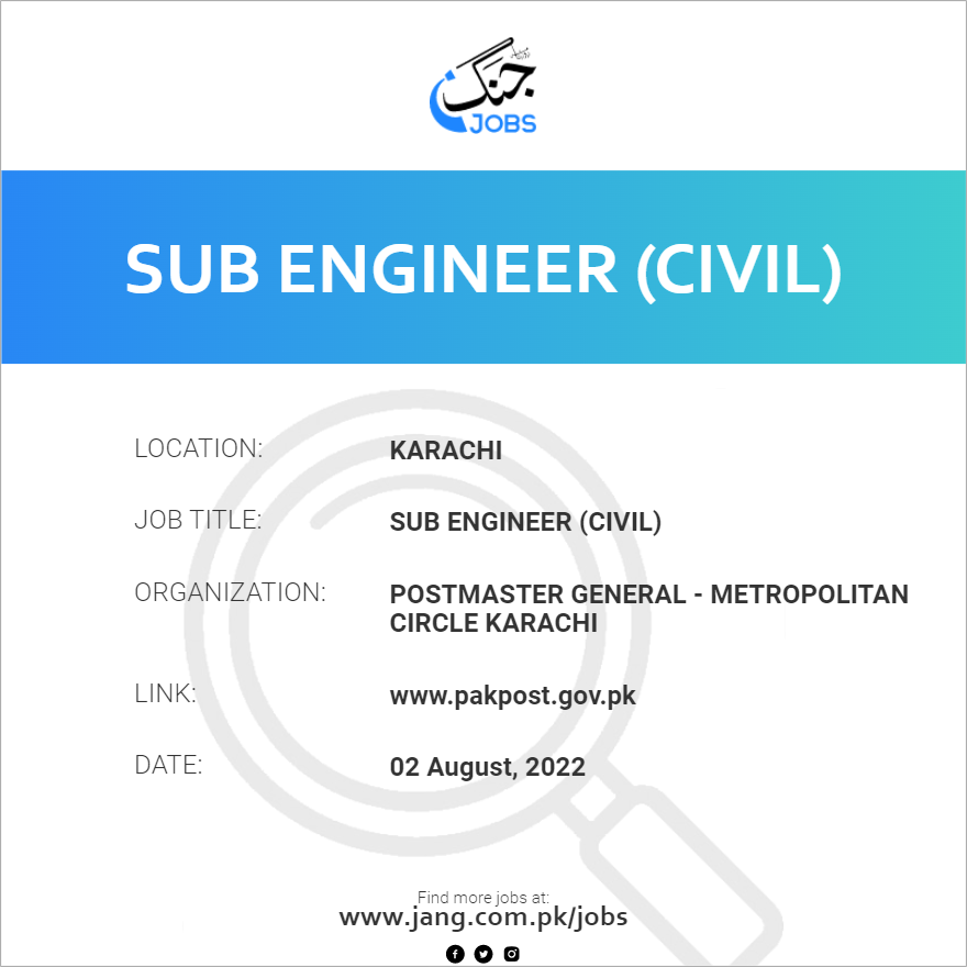 Sub Engineer (Civil)