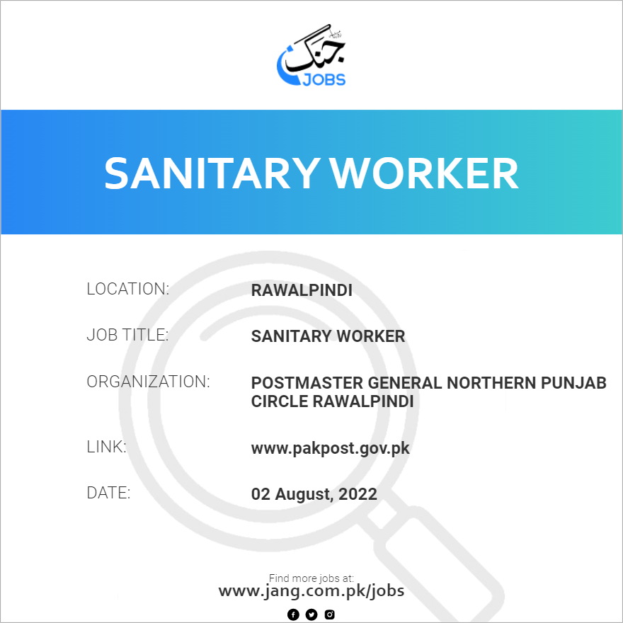 Sanitary Worker