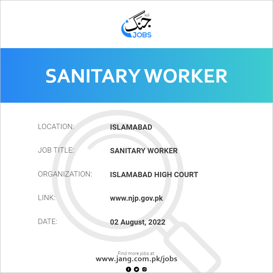 Sanitary Worker
