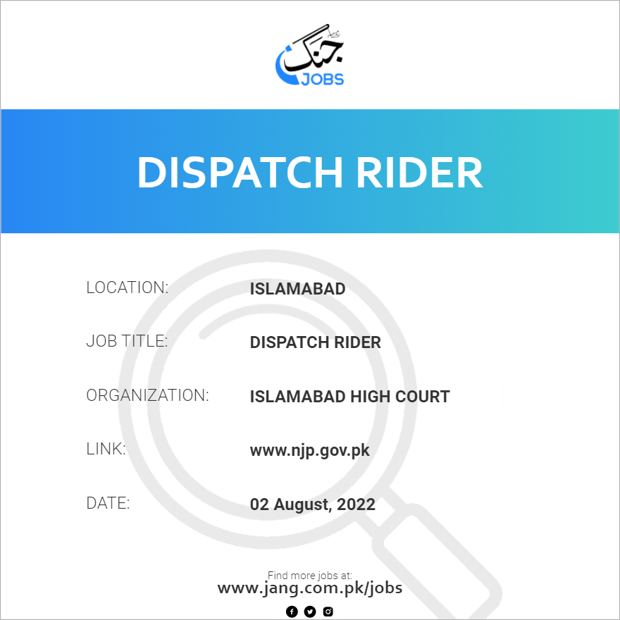 Dispatch Rider