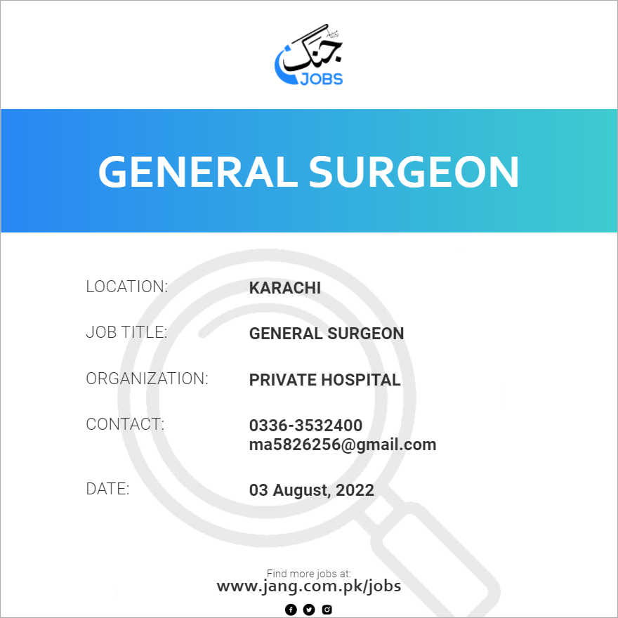 General Surgeon