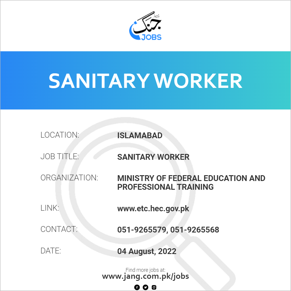 Sanitary Worker