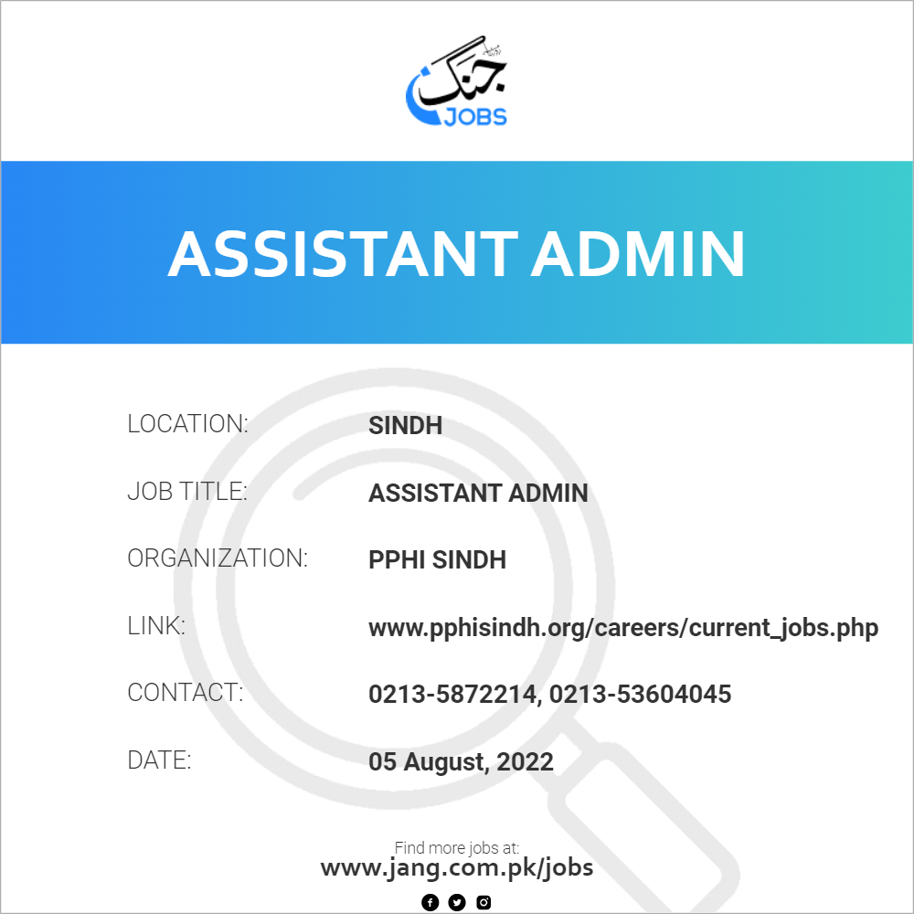 Assistant Admin