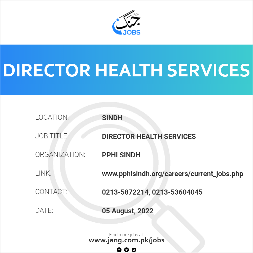 director-health-services-job-pphi-sindh-jobs-in-sindh-48950