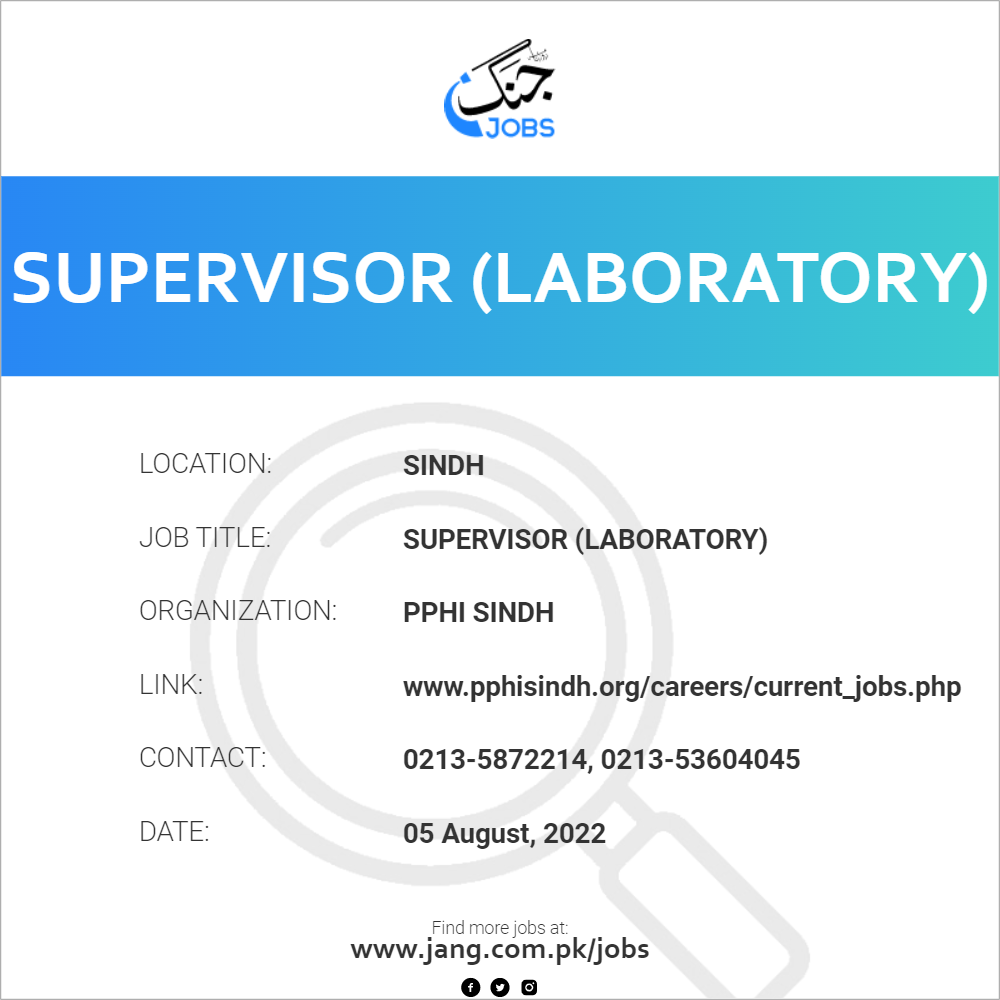 supervisor-laboratory-job-pphi-sindh-jobs-in-sindh-48954