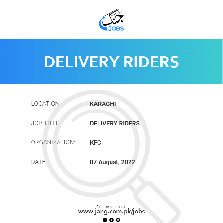 Delivery Riders