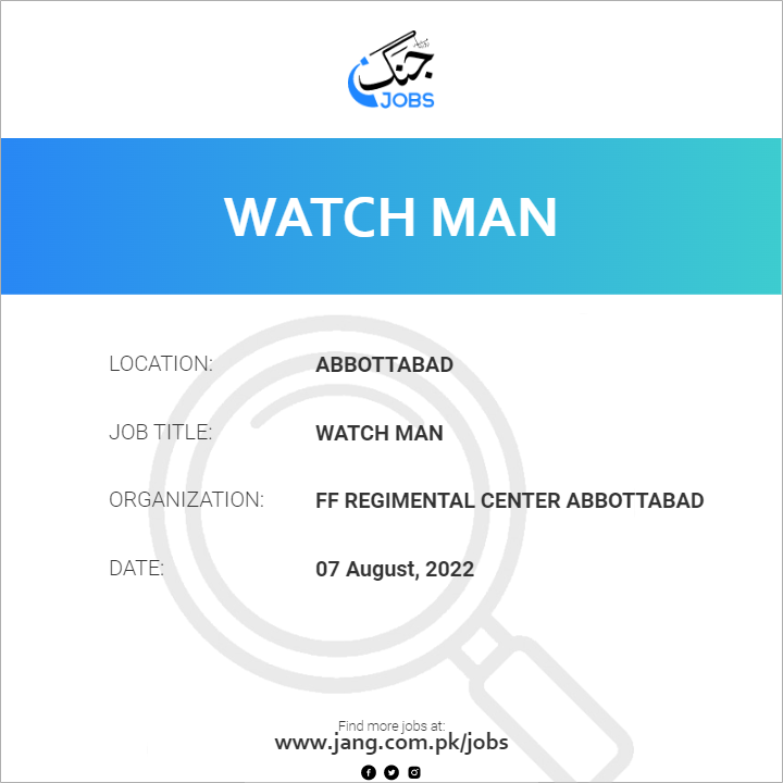 Watch Man