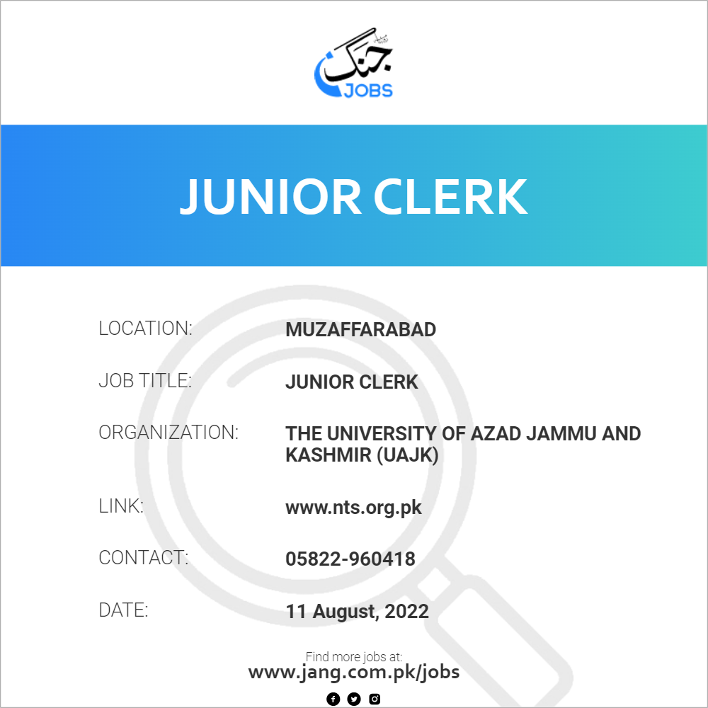 Junior Clerk
