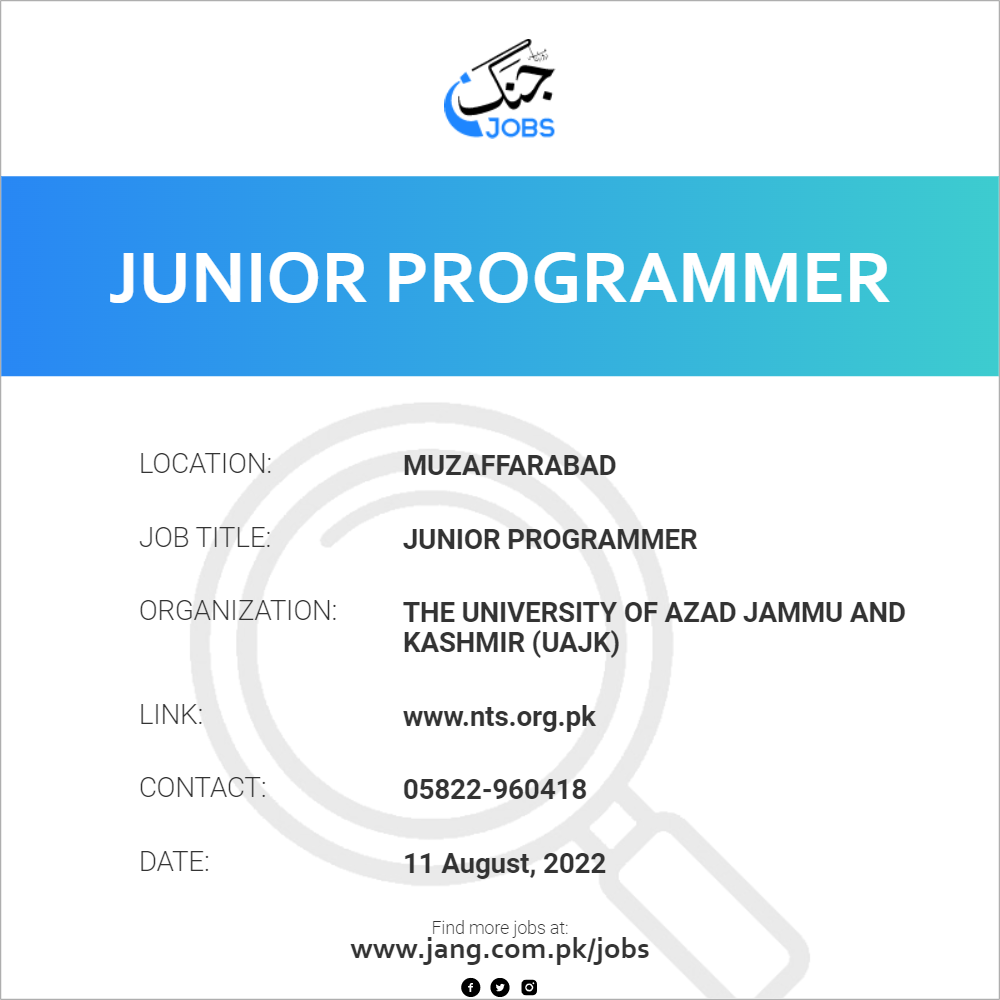 Junior Programmer