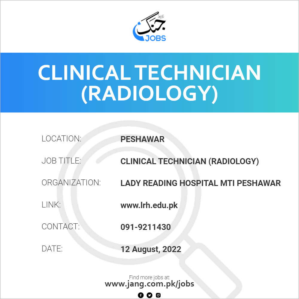 Clinical Technician (Radiology)