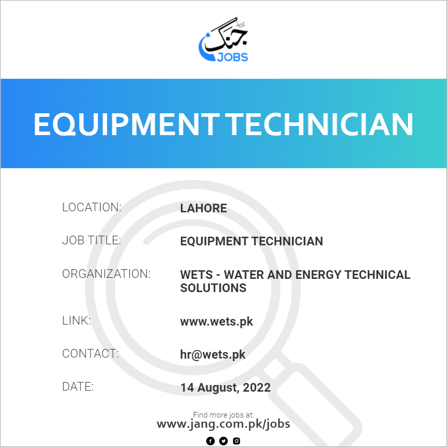 Equipment Technician