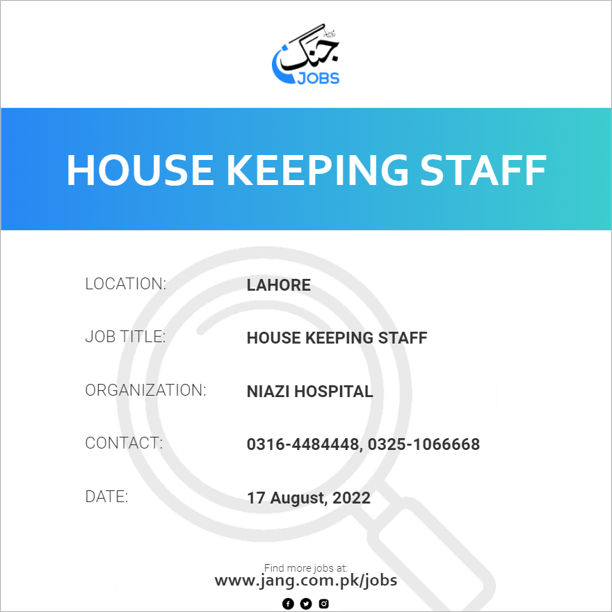 House Keeping Staff