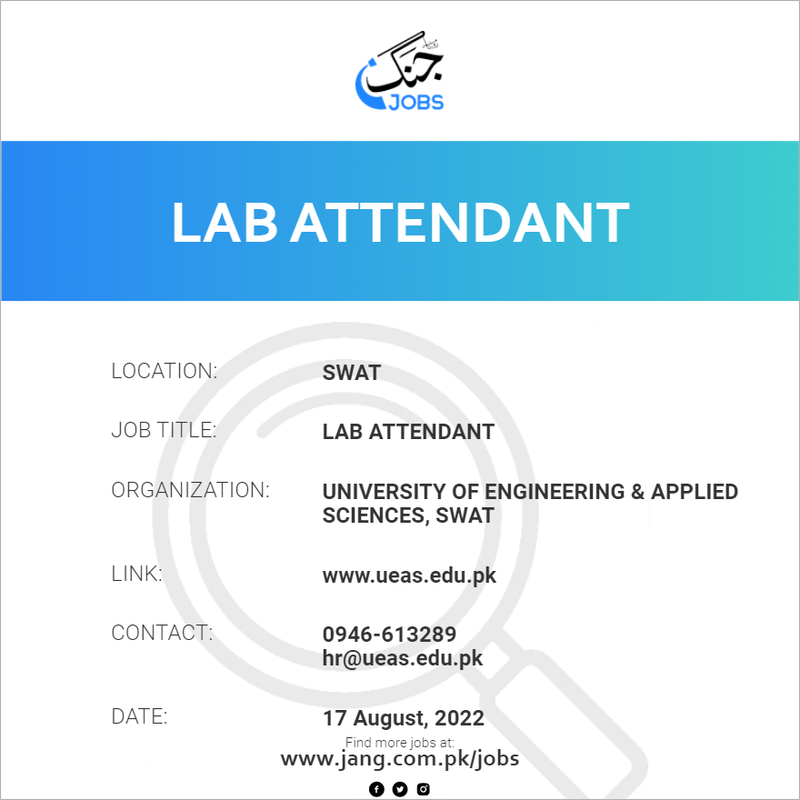 Lab Attendant