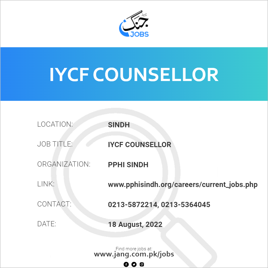 IYCF Counsellor