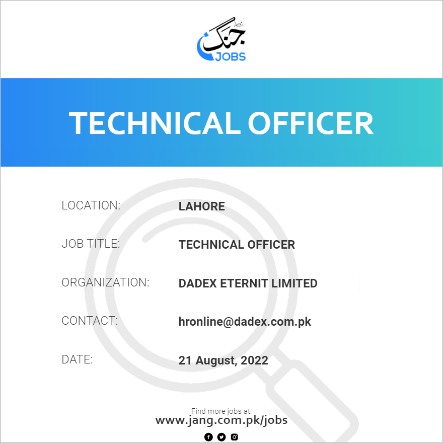 Technical Officer