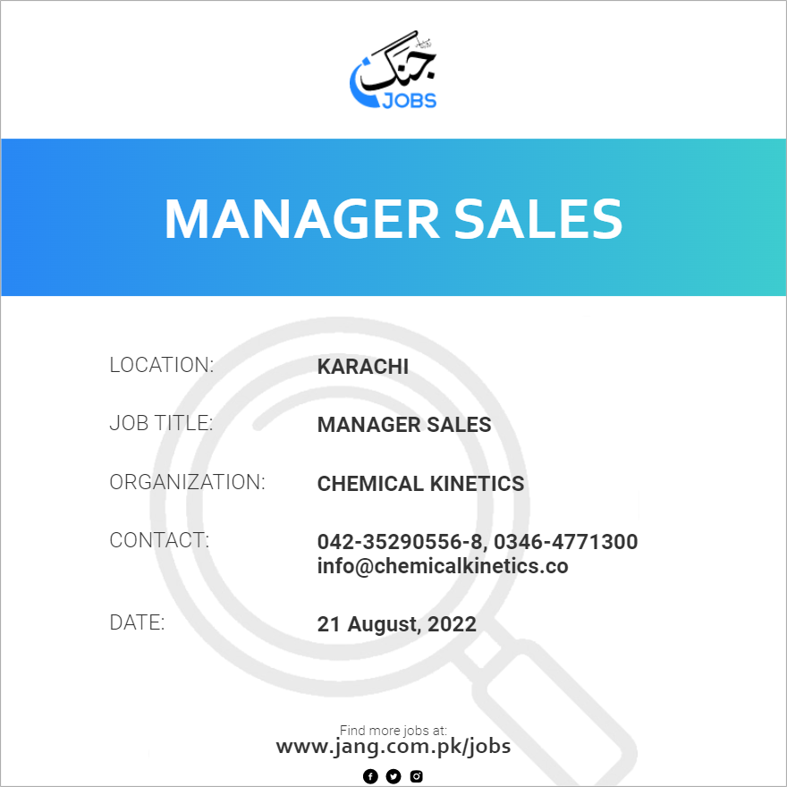 Manager Sales