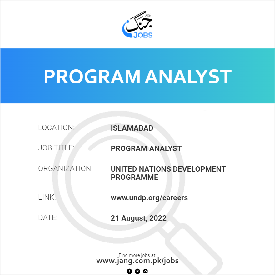 Program Analyst