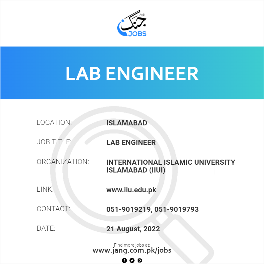 Lab Engineer