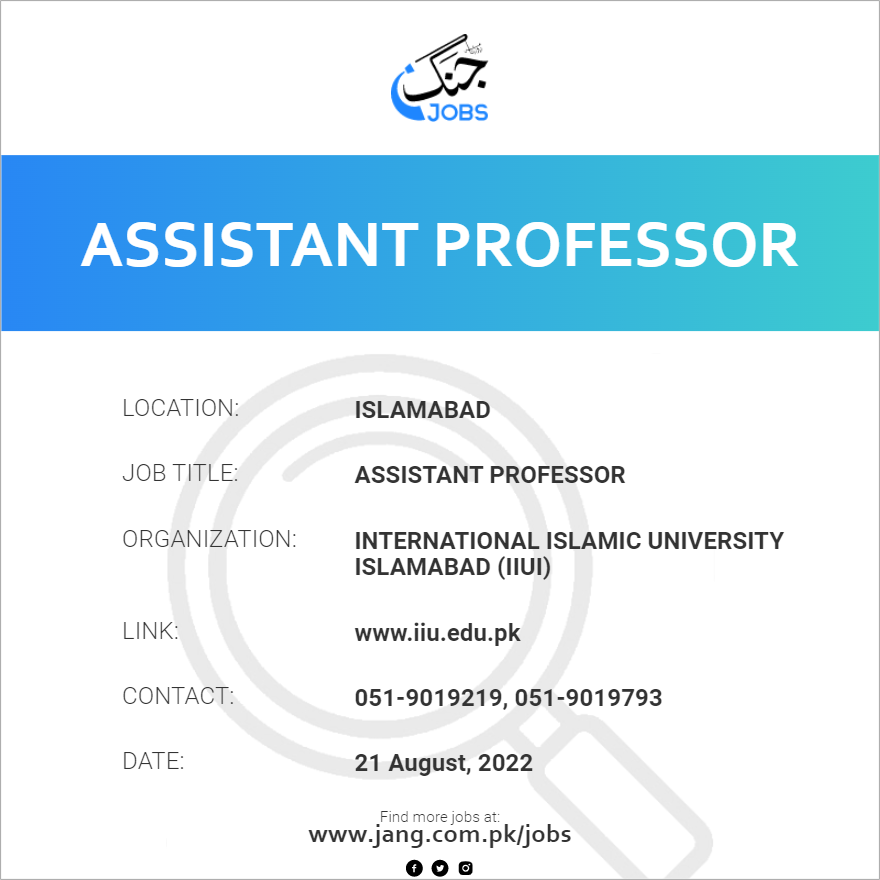 Assistant Professor