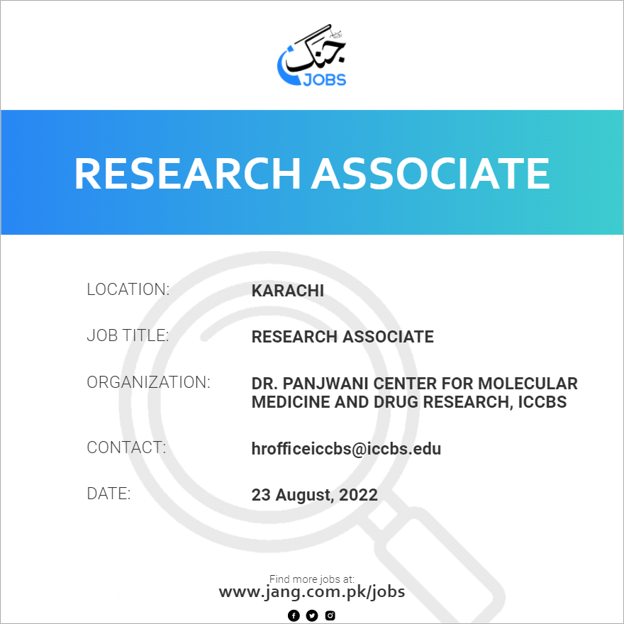 Research Associate