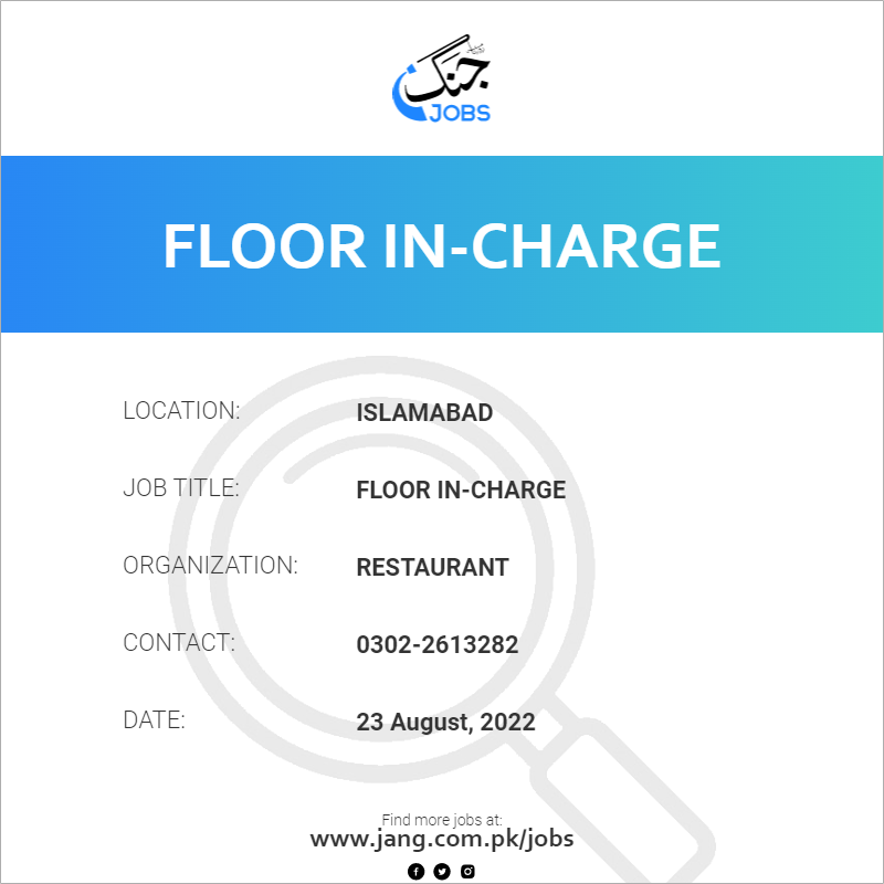 Floor In-Charge