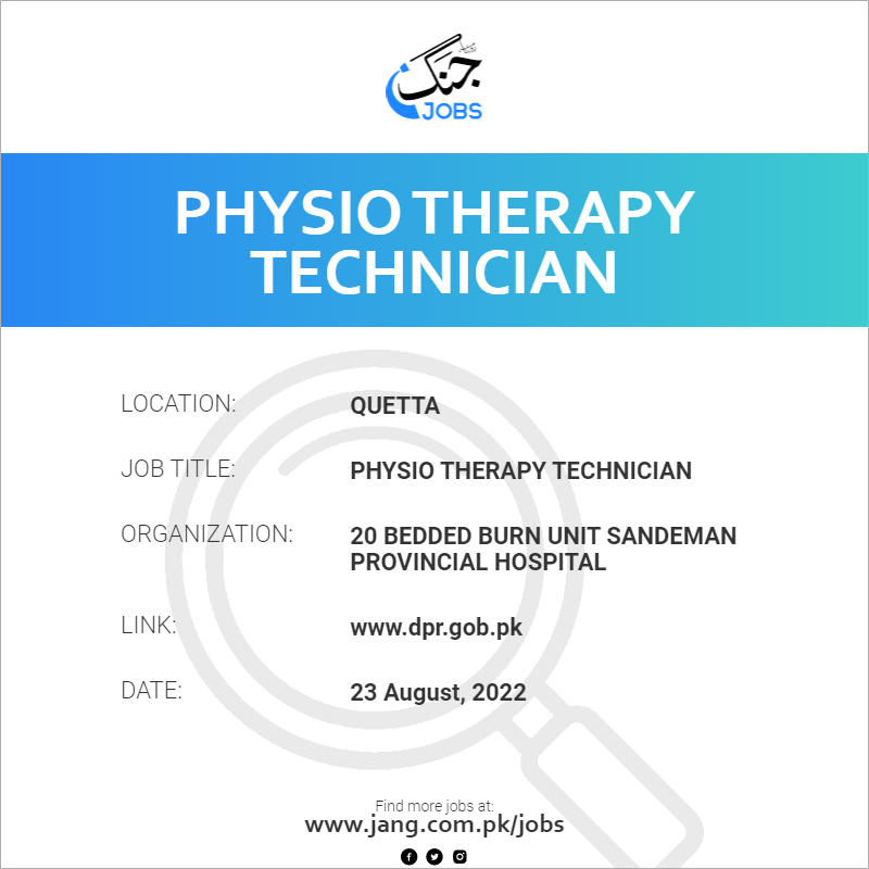 Physio Therapy Technician