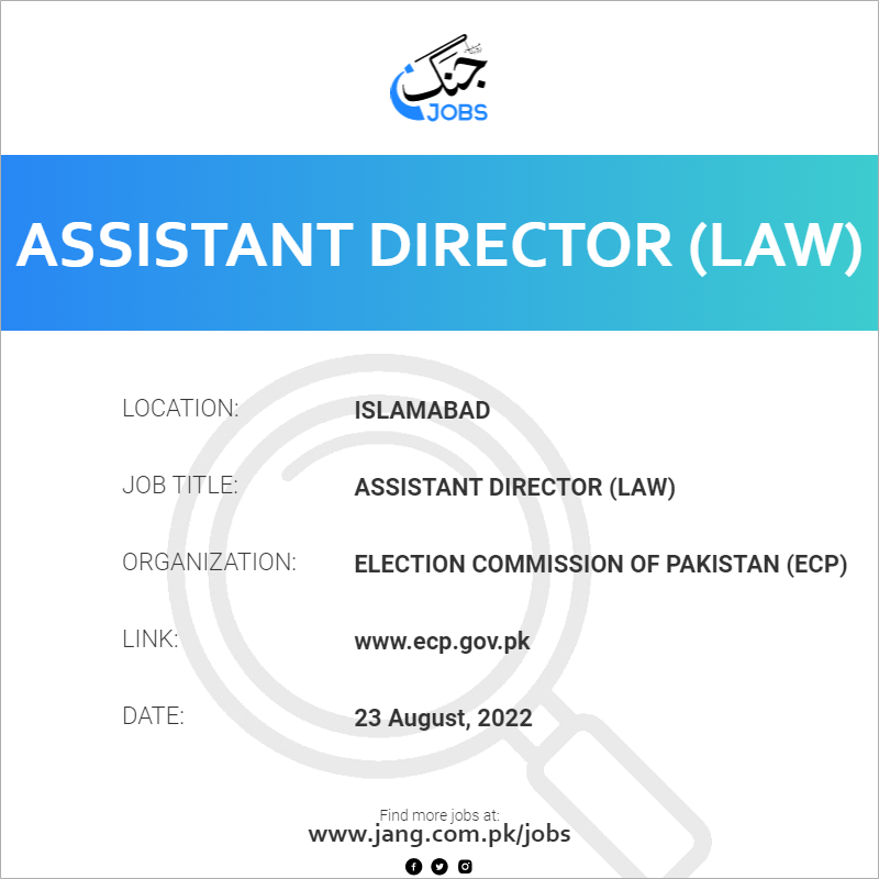 Assistant Director (Law)