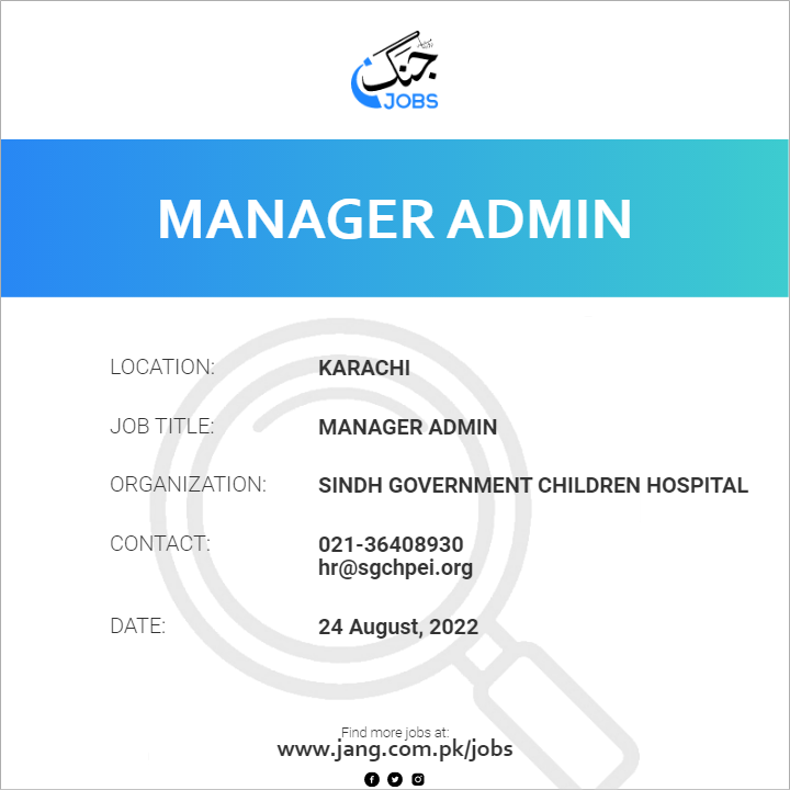 Manager Admin