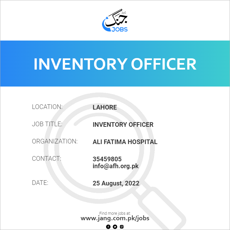 Inventory Officer